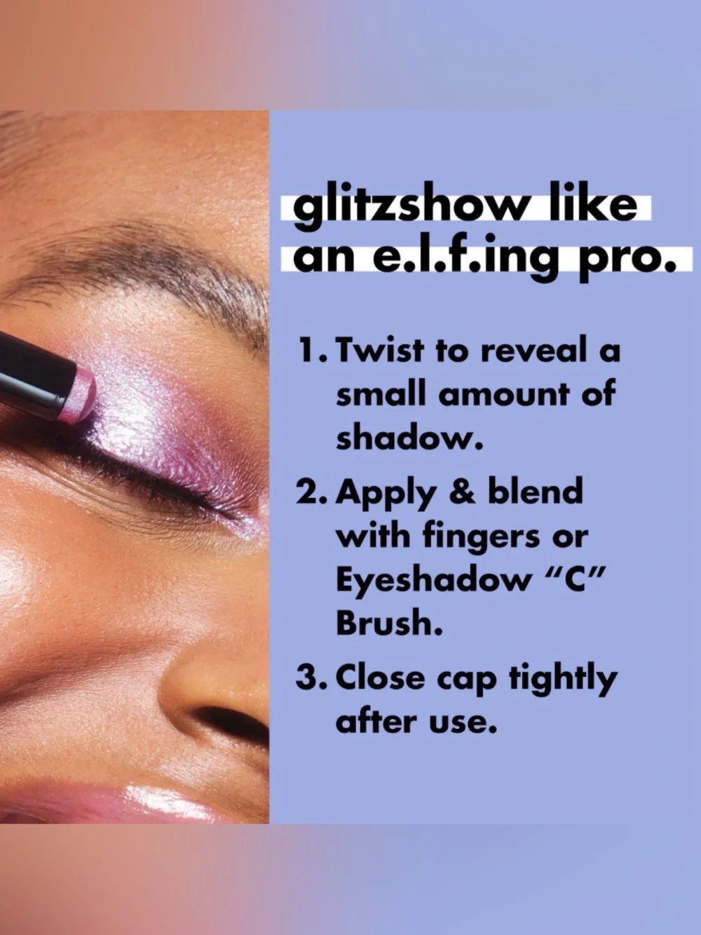 e.l.f  Glitzshow Eyeshadow Stick-So Gleamy